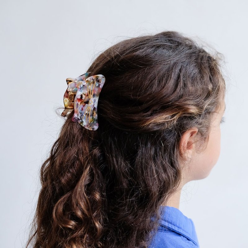 英国Mimi & Lula_AW24_喵汪派对-可爱猫造型抓夹 抓夹 - 婴儿饰品 - 聚酯纤维 