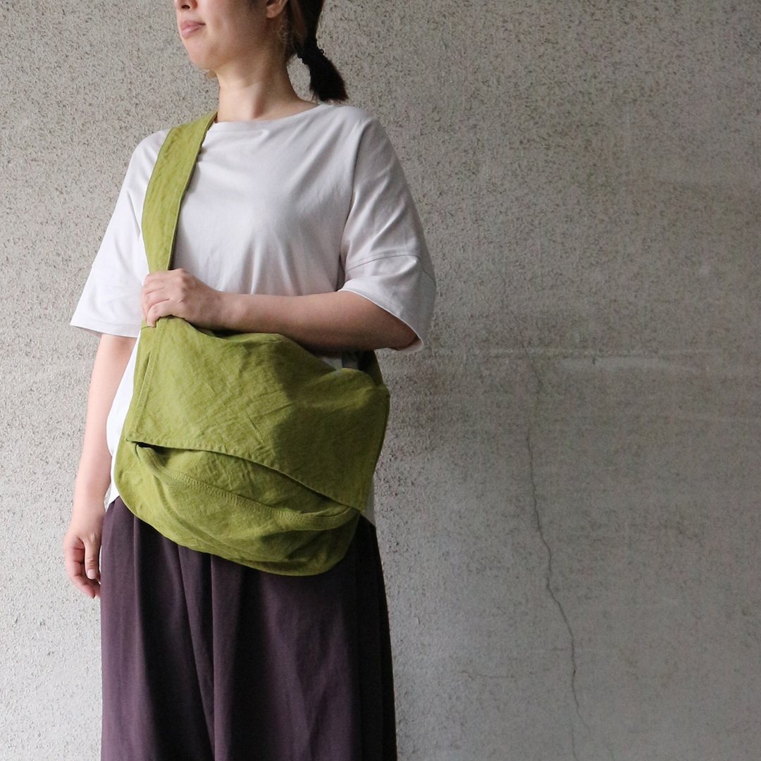 报童包 M【若草/嫩绿】 (VC-5M) - 侧背包/斜挎包 - 棉 绿色