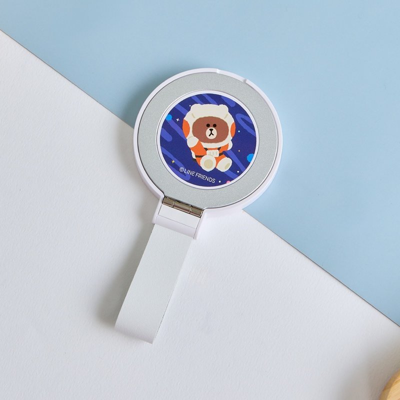 LINE FRIENDS经典-太空装熊大15W磁吸支架无线充电器 - 手机配件 - 塑料 多色