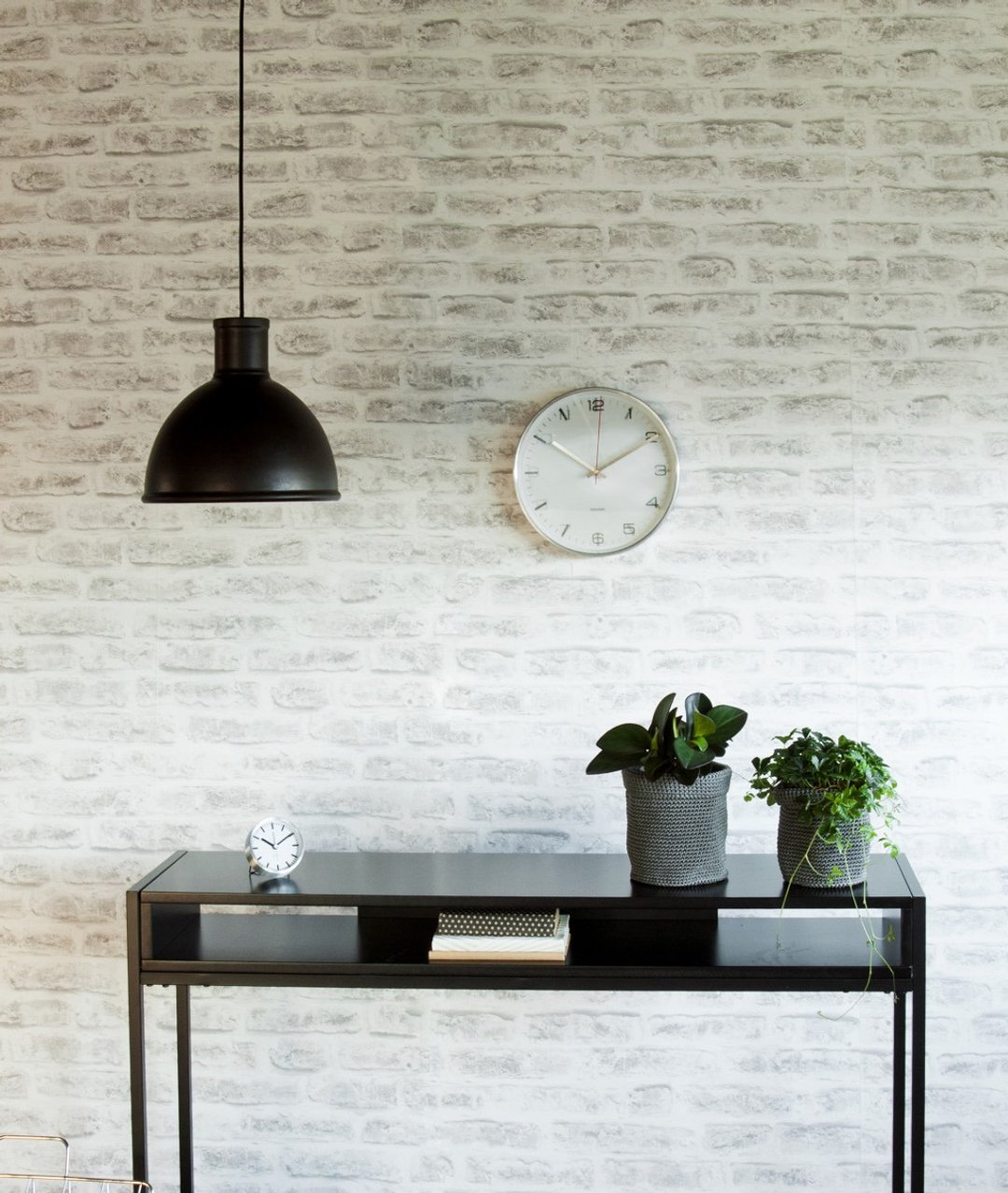 Karlsson, Wall clock Hologram alu, white dial, 时刻、数字双设计挂钟 - 时钟/闹钟 - 其他金属 白色