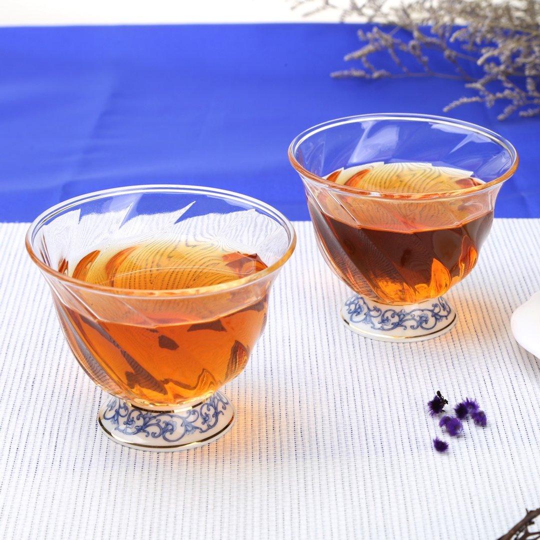 晶艳亚洲大杯(150ml)-2入 - 茶具/茶杯 - 玻璃 蓝色