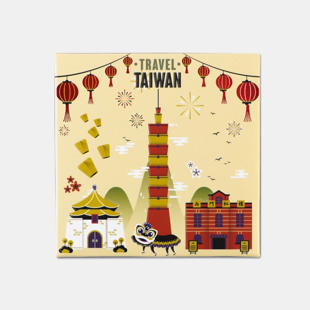 油梦招吸油面纸-乌龙茶香(新年台湾) 台湾纪念品/礼物 - 脸部清洁/卸妆用品 - 浓缩/萃取物 