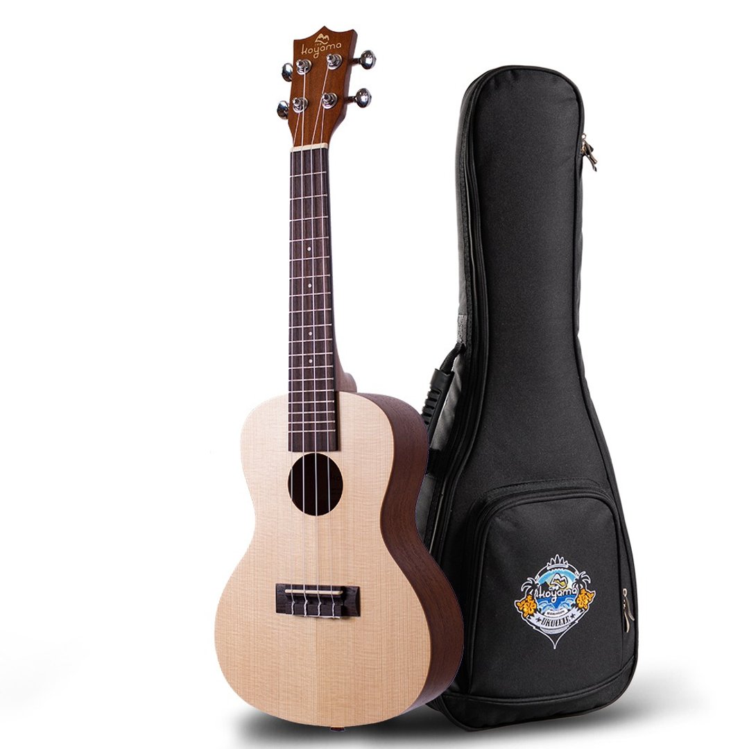 KYM-C11 SS 23寸乌克丽丽 云杉单板 11系列 Concert Ukulele - 吉他/乐器 - 木头 咖啡色