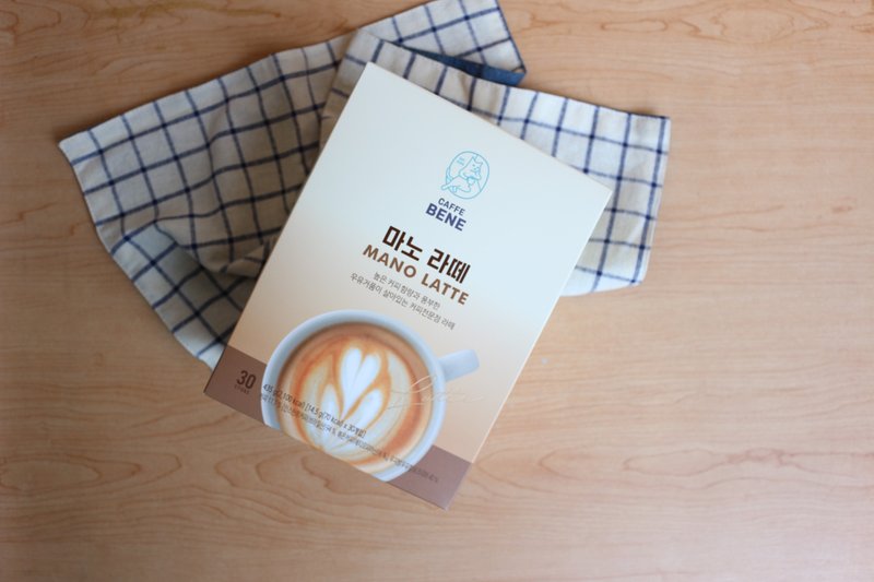 Caffebene咖啡伴 三合一拿铁 (30入/盒) - 咖啡 - 纸 白色