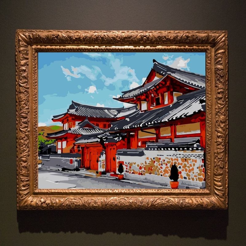 恩平韩屋村 创意数字油画 【销售排行榜】 - 插画/绘画/写字 - 其他材质 