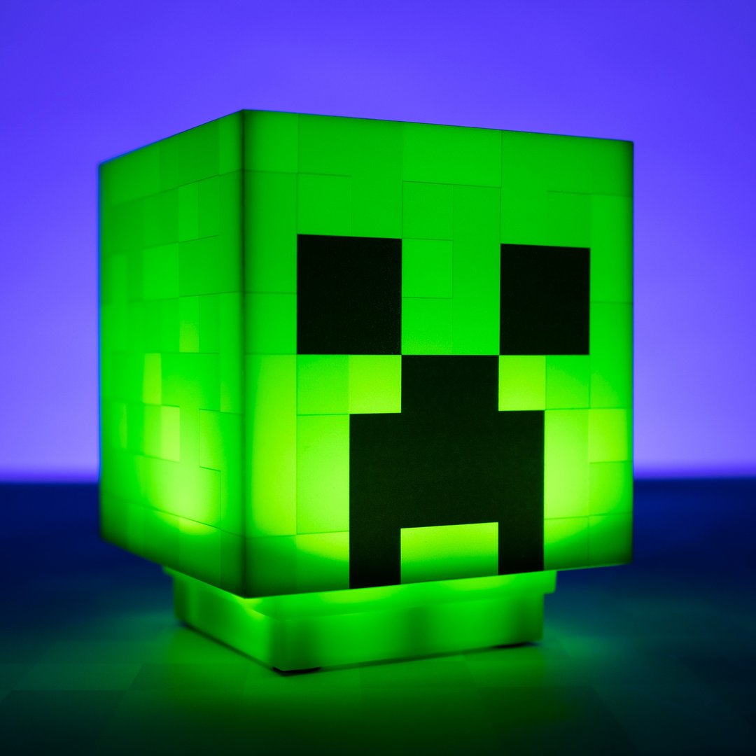【Minecraft电影周边】苦力怕发声夜灯 - 灯具/灯饰 - 塑料 绿色