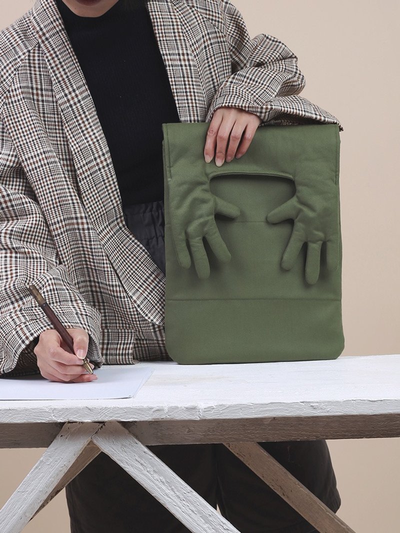 织布云麻麻原创笔记本电脑包个性电脑内胆包macbook保护套14寸女 - 电脑包 - 棉．麻 多色