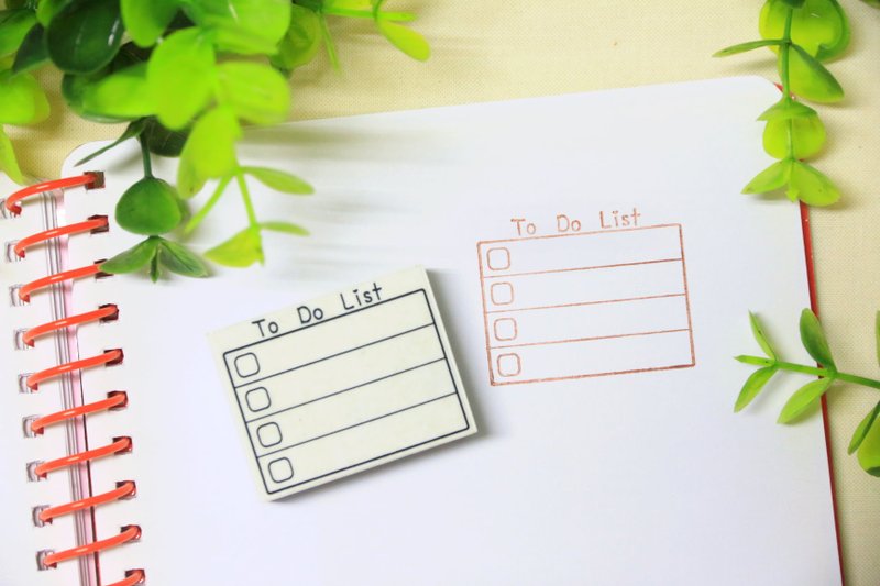 To Do List (手写)待办事项 | 手帐印章 - 印章/印台 - 其他材质 白色