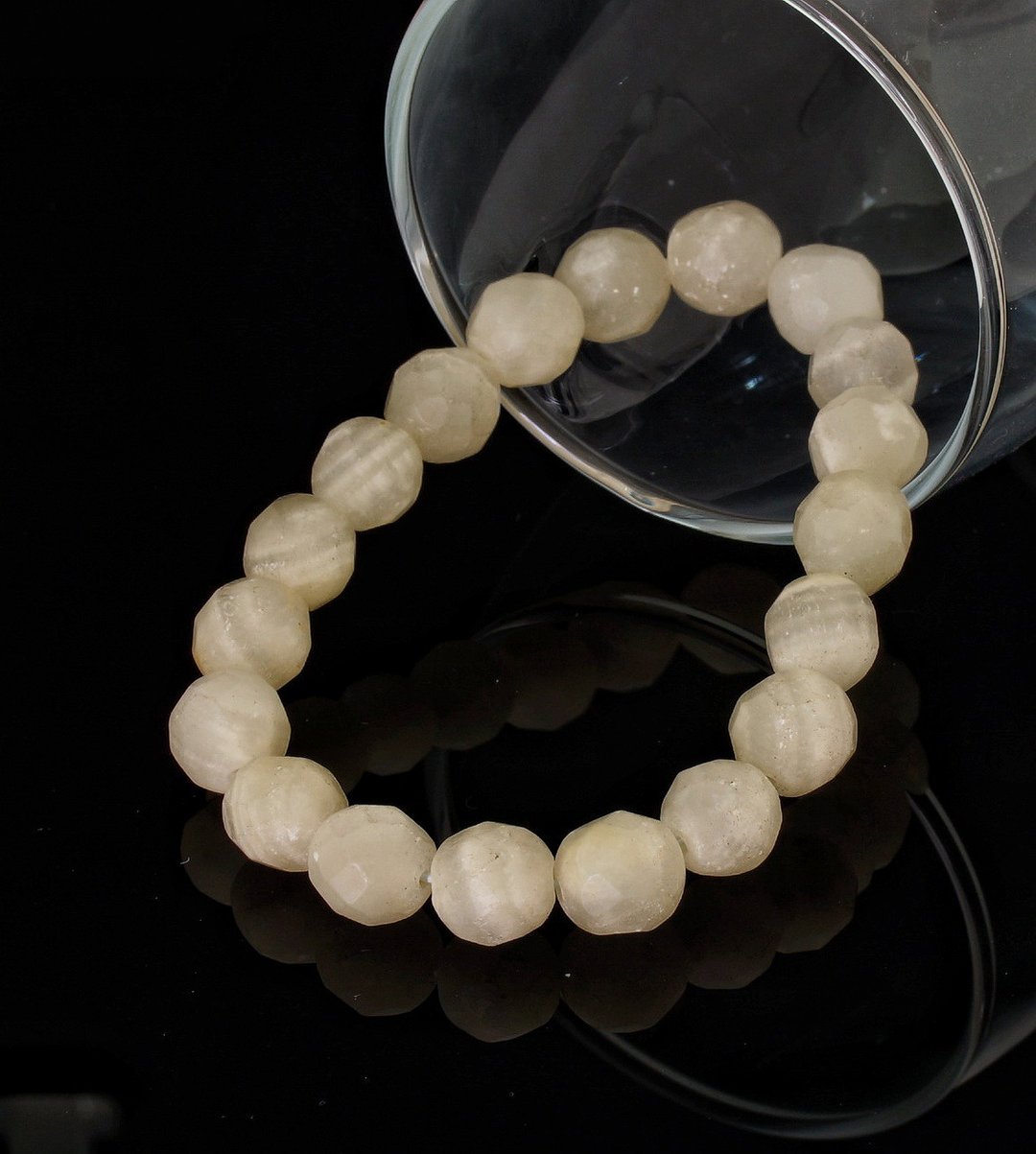 切面哑光中国杉石 10mm 手錬 ( Sugilite 10mm Bracelet ) - 手链/手环 - 宝石 
