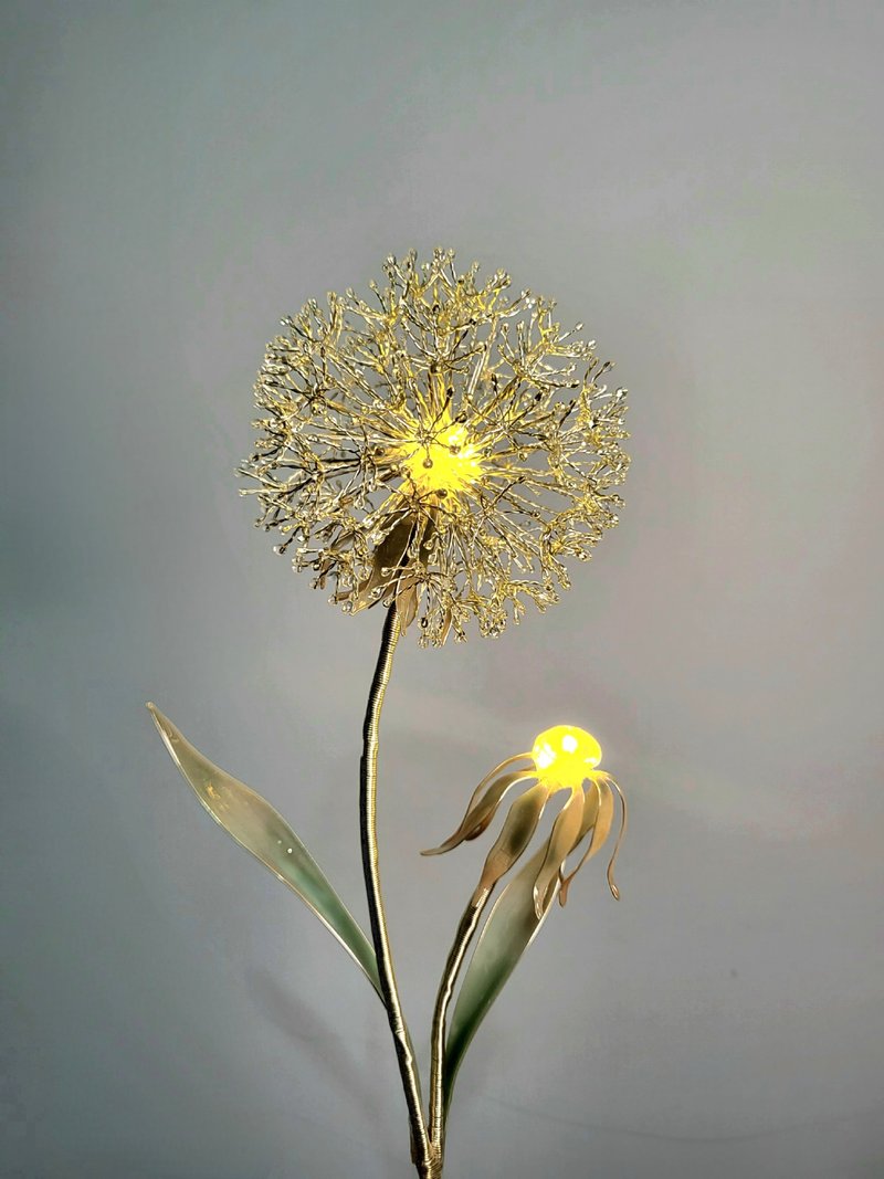 蒲公英•沾浸艺术花灯【闲逛花间系列】。小夜灯。生日礼物 - 灯具/灯饰 - 树脂 