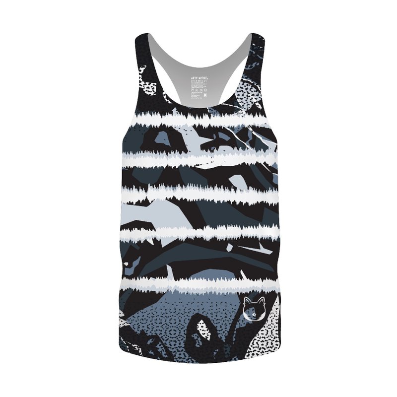 SUPERSONIC系列 专业户外竞赛运动超轻量透气快干设计感环保背心 - 男装运动衣 - 环保材料 黑色