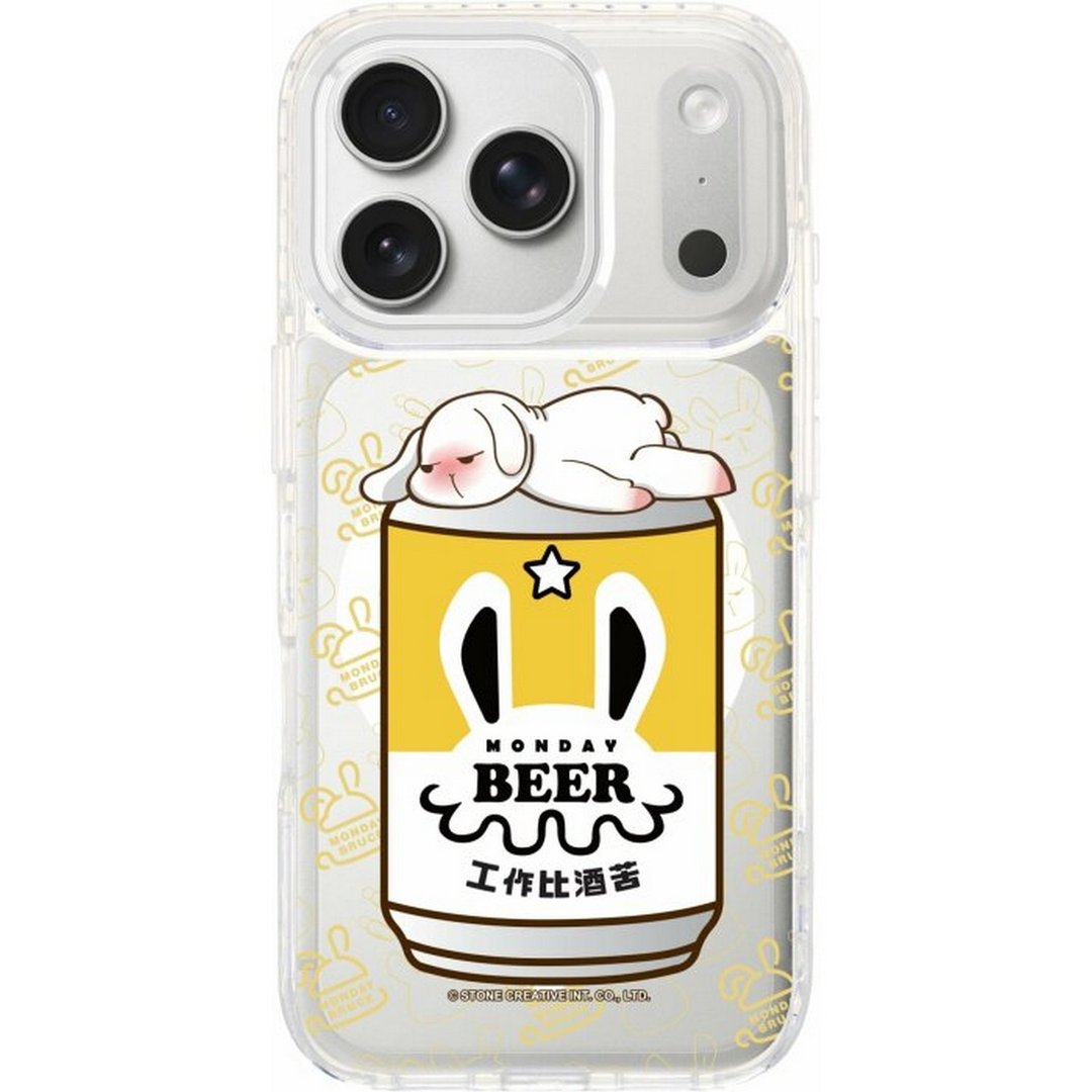 星期一 Bruce 啤酒休息 iPhone17 pro max 透明/磁吸磁换式手机殻 - 手机壳/手机套 - 塑料 多色
