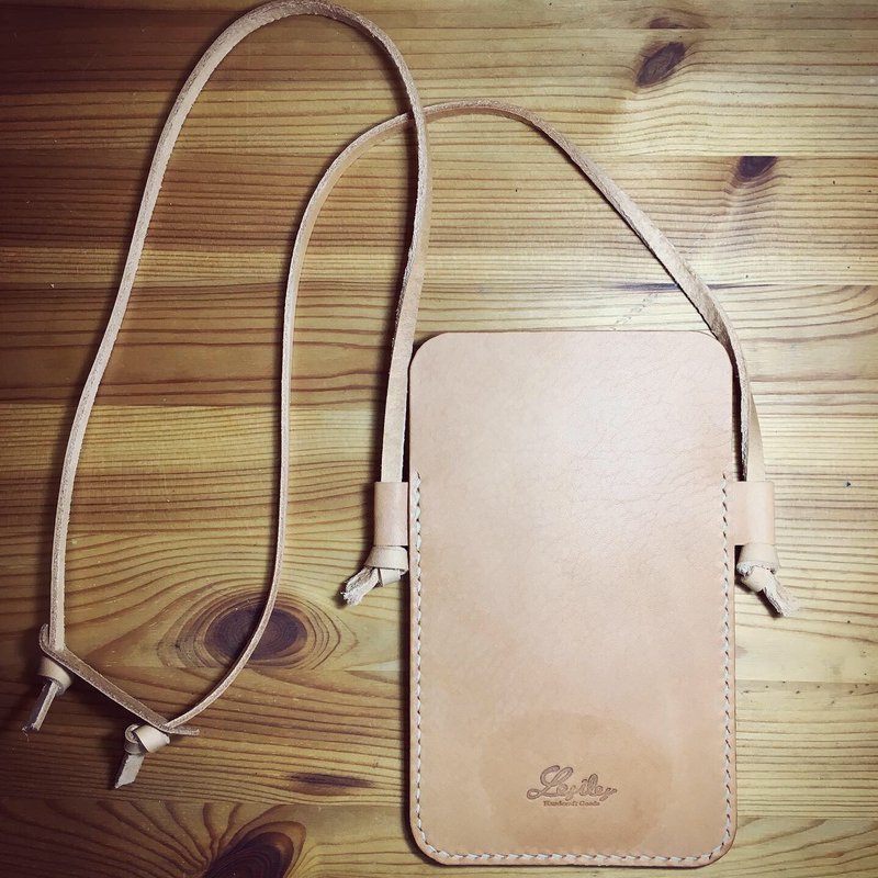 小岛皮革挂颈收纳套leather phone bag - 其他 - 真皮 