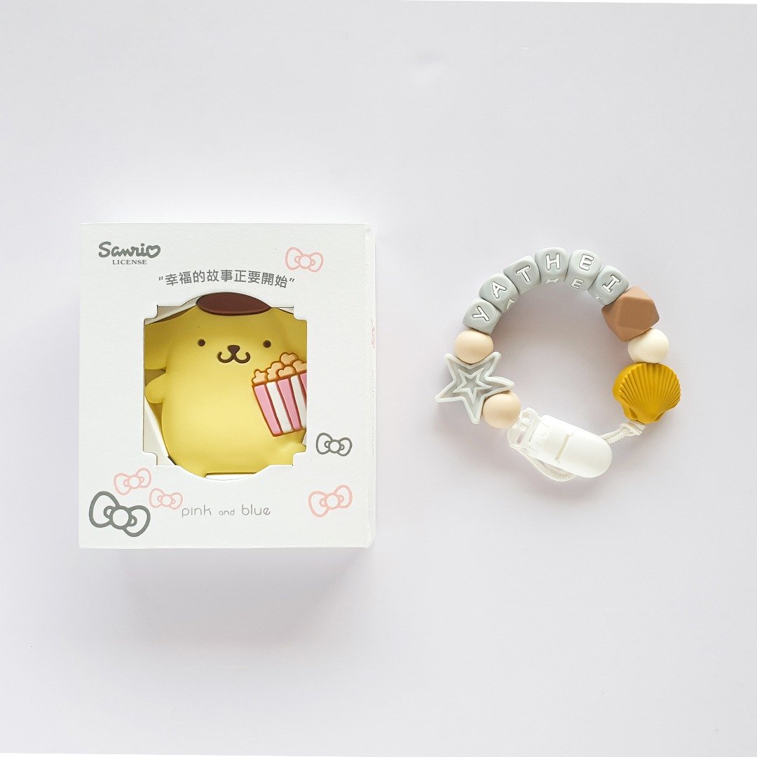 定制化 YETHEI 星星 贝壳 布丁狗固齿器 - 玩具/玩偶 - 其他材质 卡其色