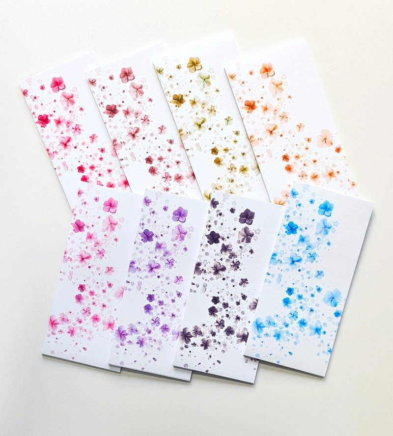 花开季节 背景纸 - 便条纸/标签贴 - 纸 多色