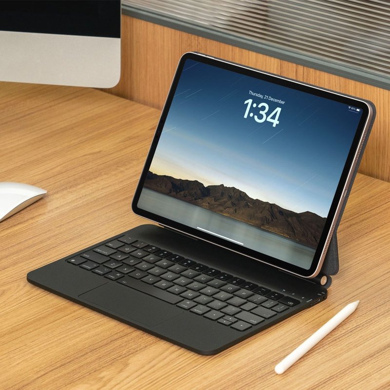 iPad Pro 11英寸& iPad Air 4/5 10.9英寸通用蓝牙键盘 MagSafe - 电脑配件 - 其他材质 黑色