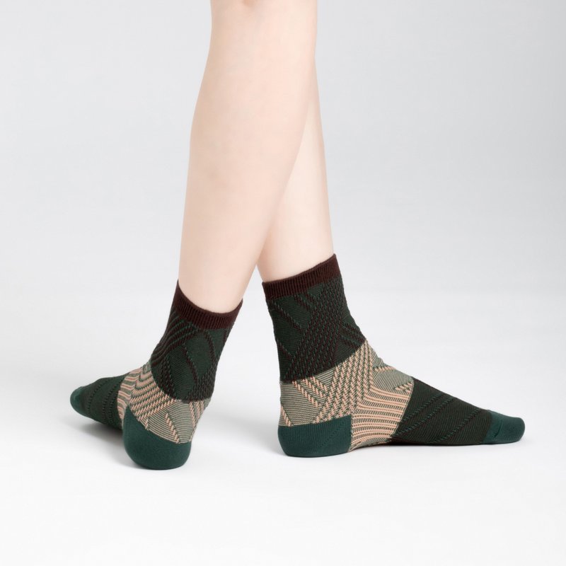 电报3/4袜 - 袜子 - 棉．麻 多色