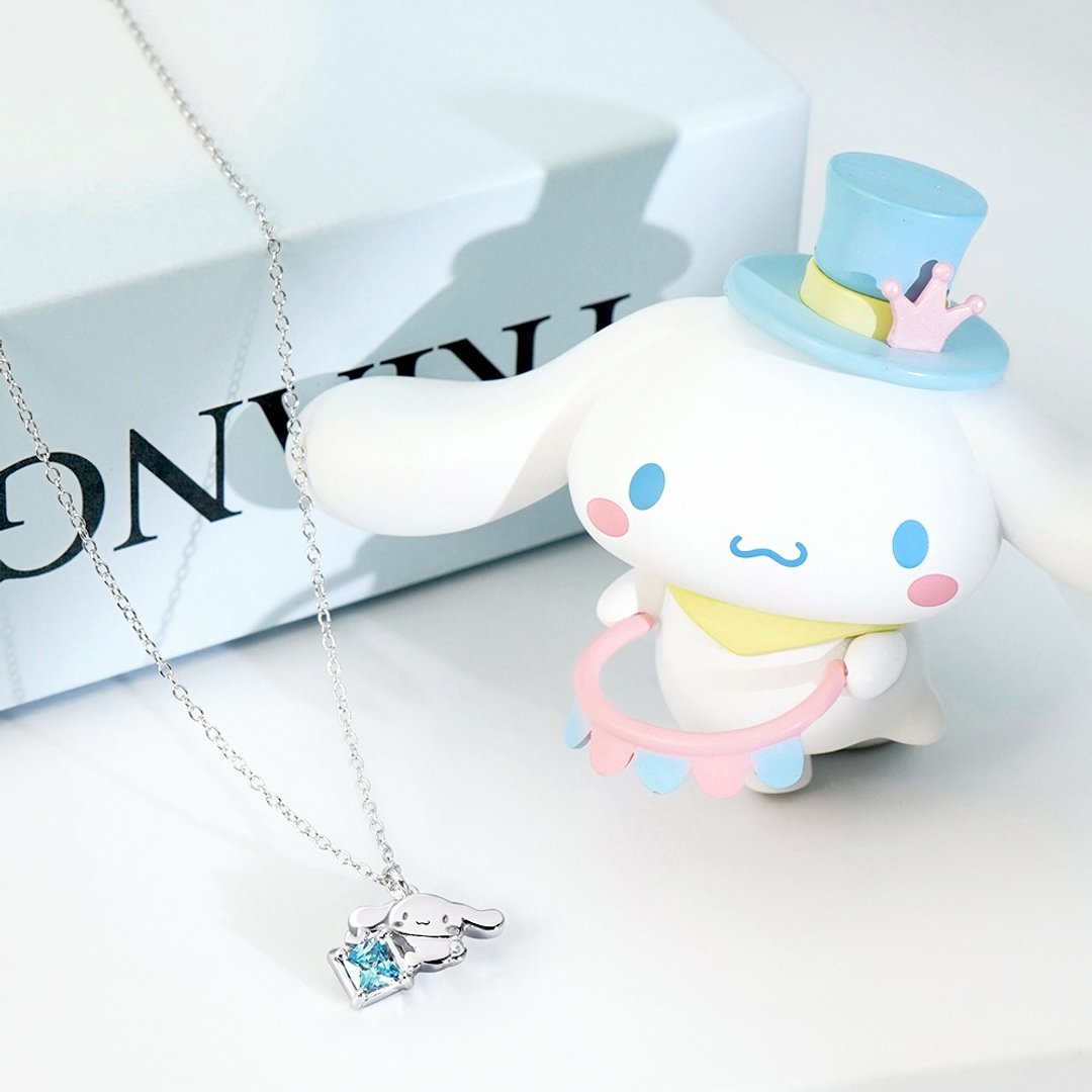 Small Gift for U系列-Cinnamoroll 大耳狗喜拿礼物纯银项链 - 项链 - 纯银 银色