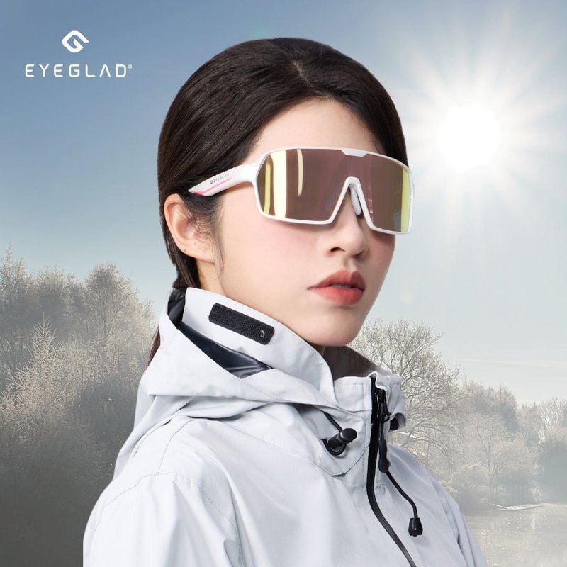 Skyline 全运动偏光太阳眼镜 | UV400 珍珠白 - 自行车/周边 - 塑料 