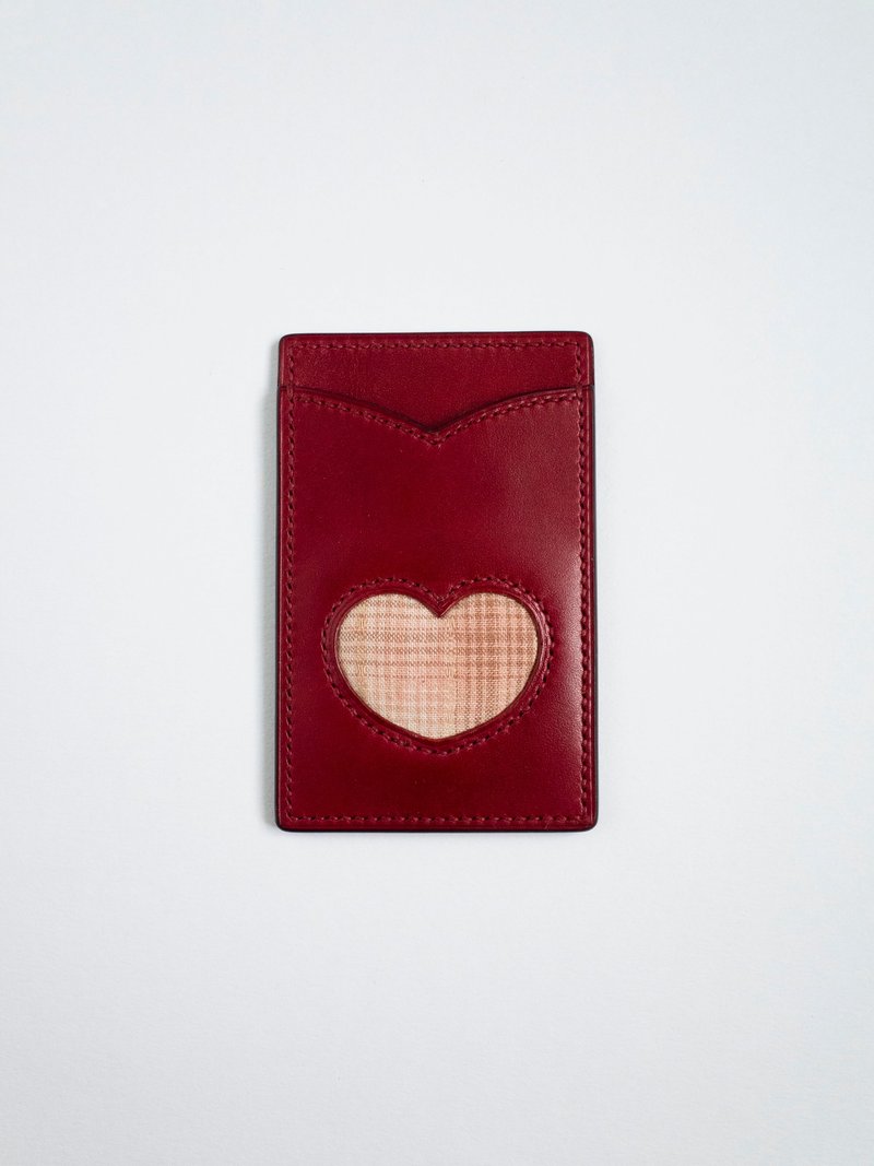 Ms. Love Card Holder - 名片夹/名片盒 - 真皮 红色