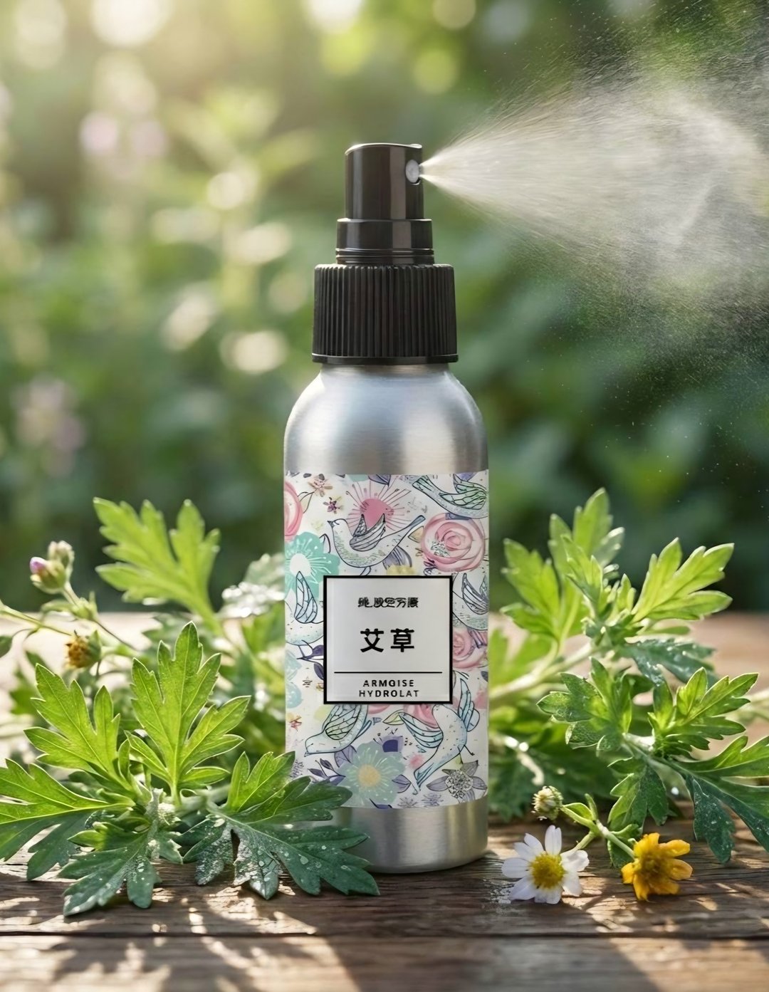 艾草纯露100ml7瓶-NG品 瓶子有部分凹陷 - 化妆水/喷雾 - 浓缩/萃取物 绿色