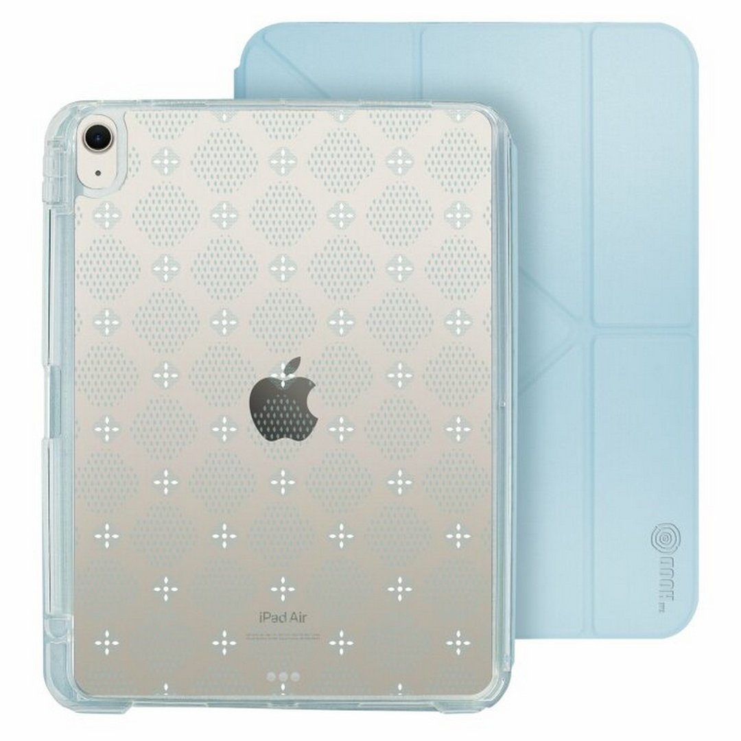 玻璃海棠13号 云朵蓝 iPad Air 11/pro13可拆式防摔透明笔槽折套 - 平板/电脑保护壳 - 塑料 多色