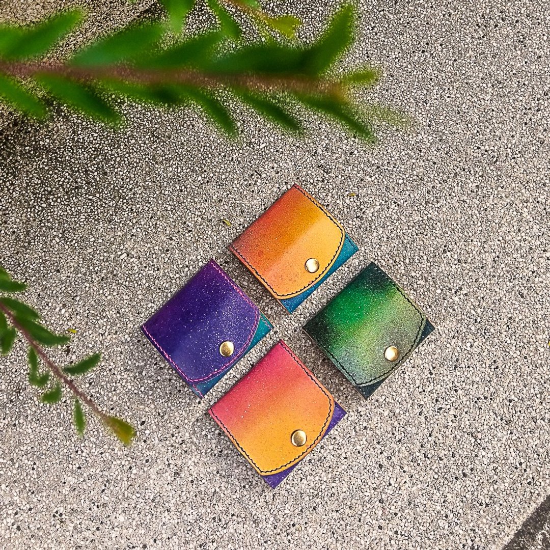 心中的小宇宙-真皮零钱包 - 皮夹/钱包 - 真皮 蓝色