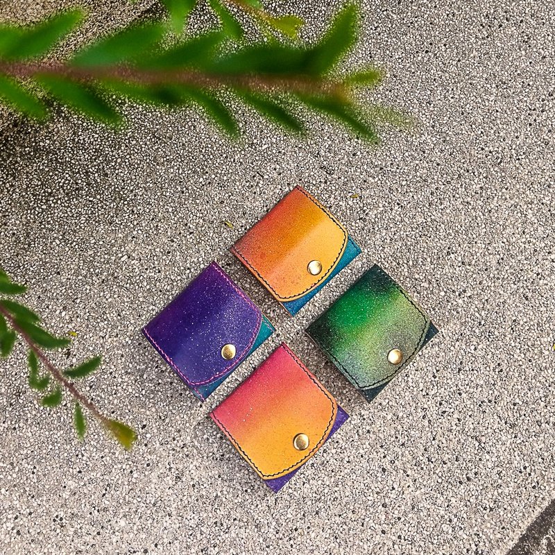 心中的小宇宙-真皮零钱包 - 皮夹/钱包 - 真皮 蓝色