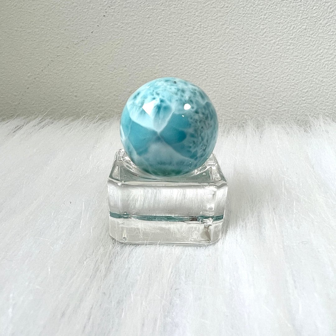 海纹石球 | 水晶 | 水晶球 | 水晶摆件 - 摆饰 - 水晶 蓝色