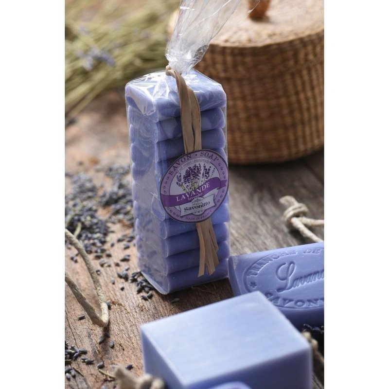 法国 Maitre Savonitto 普罗旺斯 10入装小块香氛皂-薰衣草 - 肥皂/手工皂 - 精油 紫色