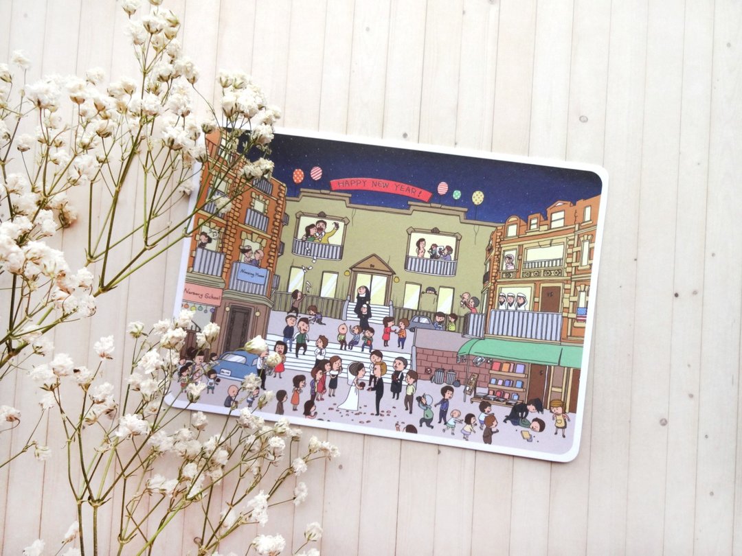 城市角落 | 明信片 - 卡片/明信片 - 纸 多色