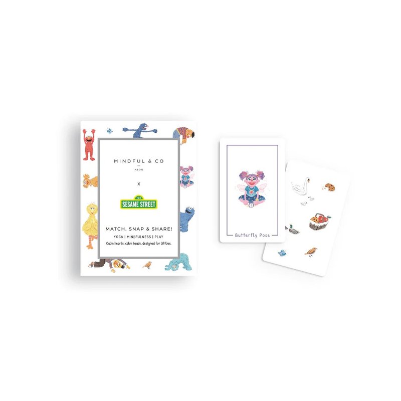 芝麻街三合一趣味卡牌游戏 Mindful & Co Kids - 桌游/玩具 - 其他材质 多色