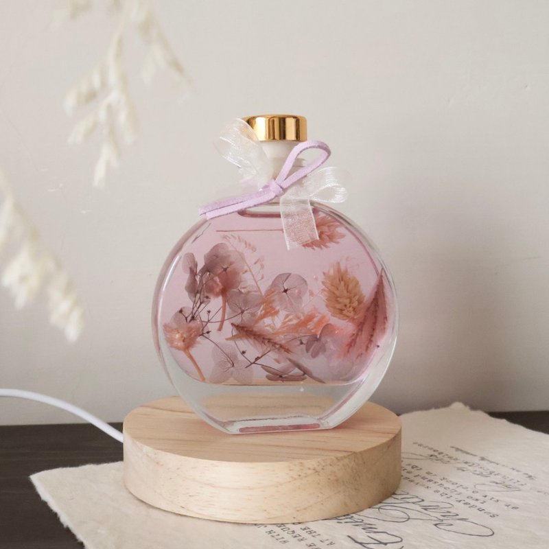 微醺雾紫 永生花浮游花夜灯 毕业 生日 情人节周年礼物 - 灯具/灯饰 - 植物．花 多色