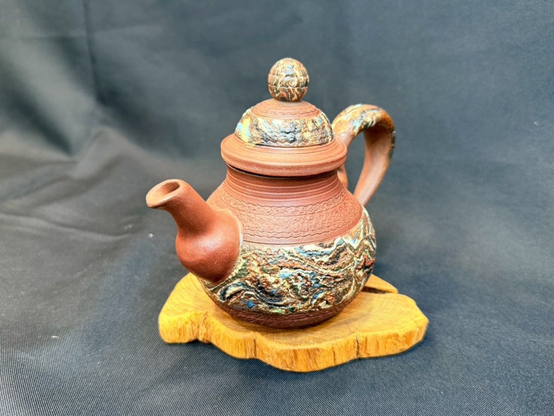 【锶艺青银艺术光谱】岩矿酒壶 - 吴兴昌 老师作品-- 情有独钟 情有独锺 - 茶具/茶杯 - 其他材质 咖啡色