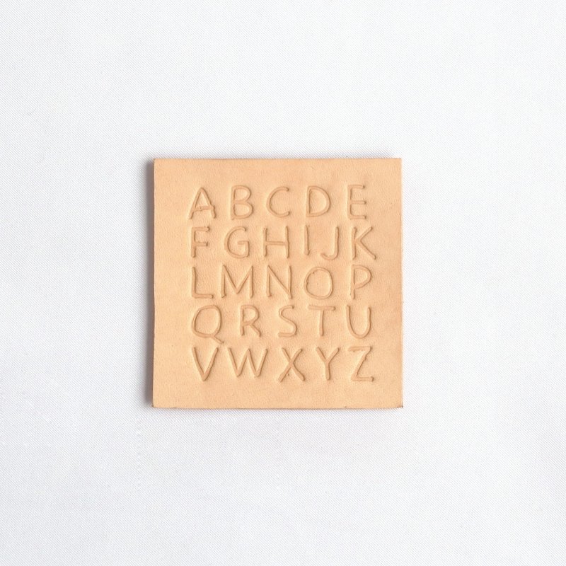 【收费选项】原创字体1个字母雕刻（部分作品） - 其他 - 真皮 多色