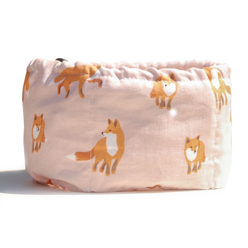 夏日必备 宠物消暑凉凉巾M (粉嫩小狐狸) - 衣/帽 - 棉．麻 粉红色