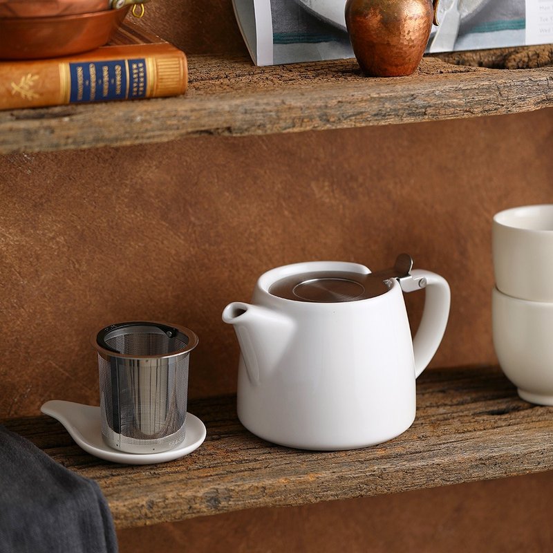 【节日送礼】美国FORLIFE树桩茶壶-白 - 茶具/茶杯 - 瓷 