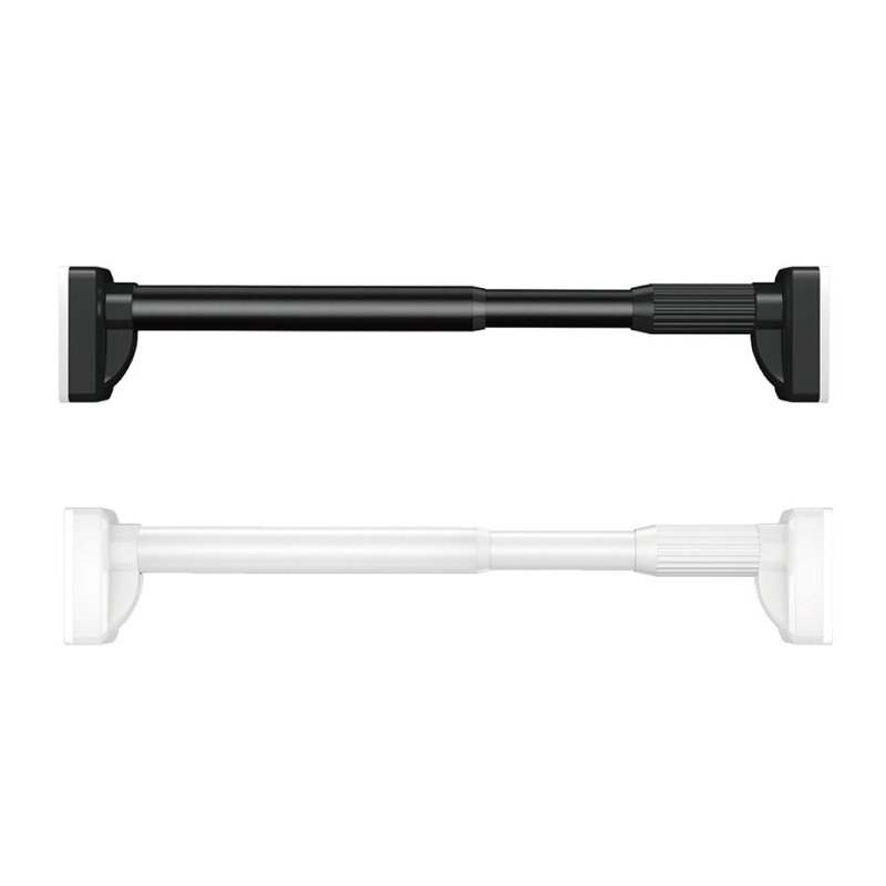 万用旋转型伸缩杆160-350cm(吊衣杆/晒衣杆/窗门浴帘杆-黑/白) - 衣架/挂勾 - 其他金属 白色