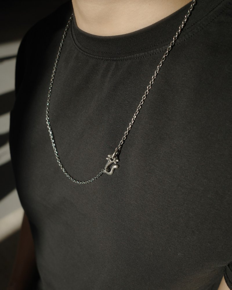 (L)-海马链 Seahorse Chain / s925银 / (L)约63cm - 项链 - 银 