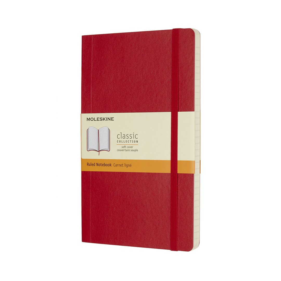 _勿上架_MOLESKINE 经典红色软皮笔记本 L型 横线 - 笔记本/手帐 - 纸 红色