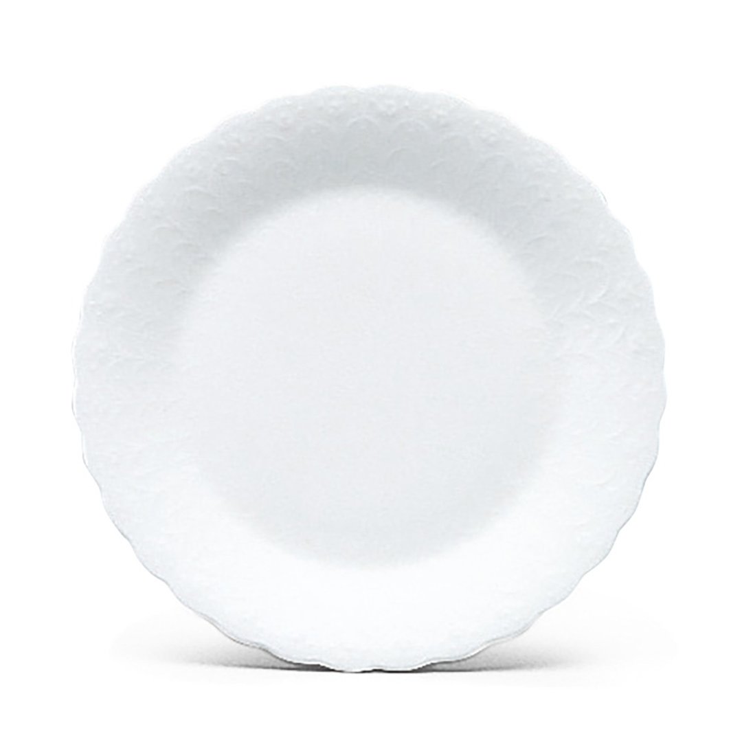 Silky White 丝路骨瓷平盘(19cm) - 盘子/餐盘/盘架 - 瓷 白色