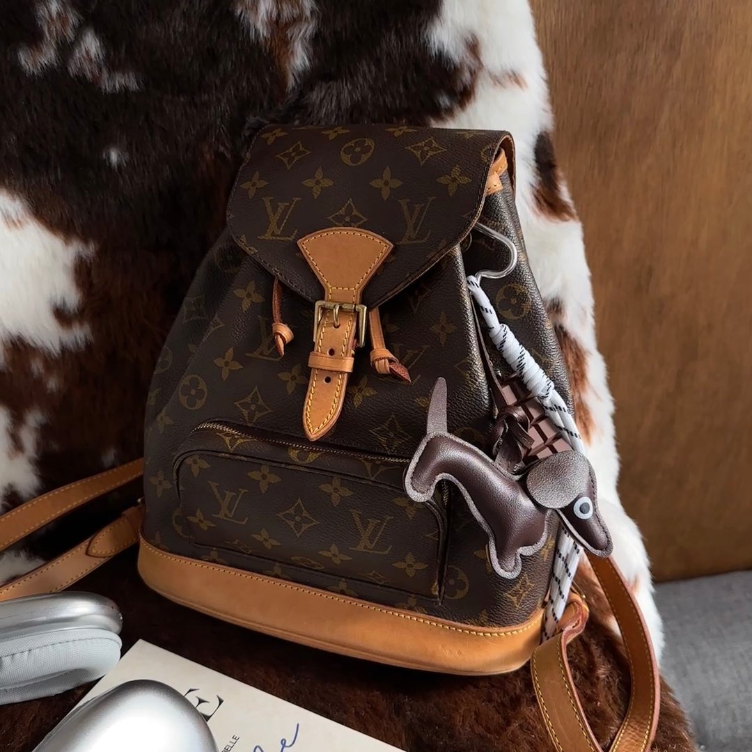 中古包 Louis Vuitton 路易威登 Monogram 老花背包 - 后背包/双肩包 - 真皮 咖啡色