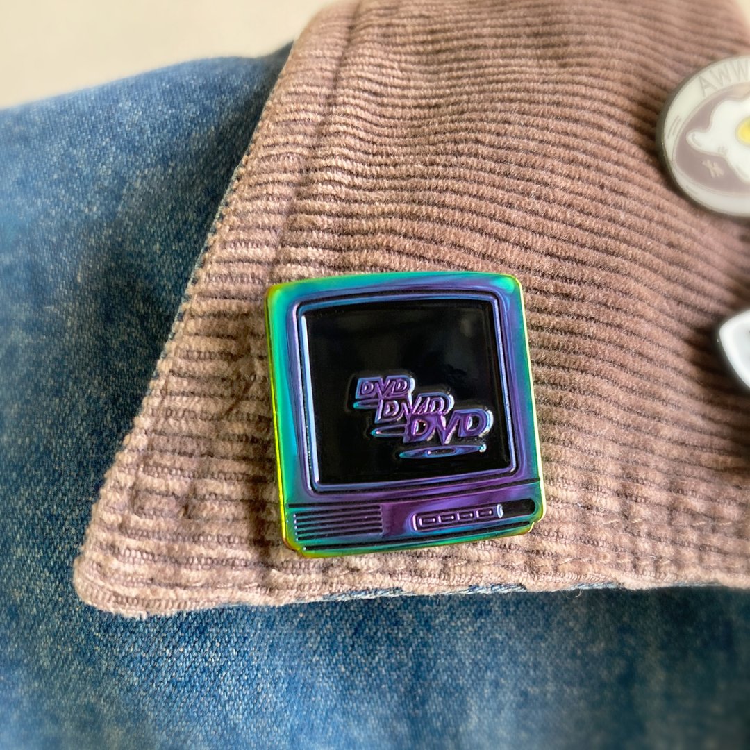pins of ooo - 屏幕保护程式 彩色电镀 珐琅别针 - 胸针 - 铜/黄铜 多色