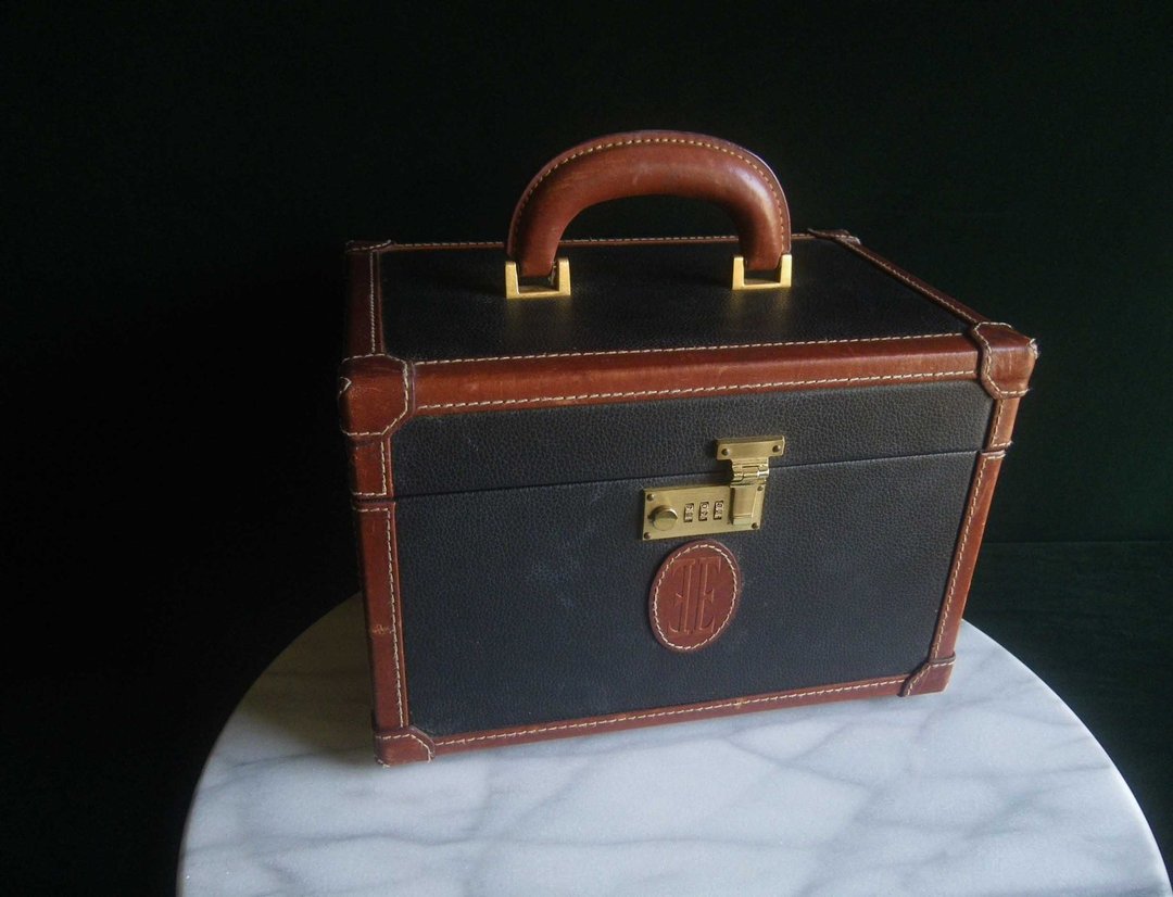 【老时光 OLD-TIME】早期二手老包意大利品牌珠宝箱化妆箱 - 收纳用品 - 其他材质 多色