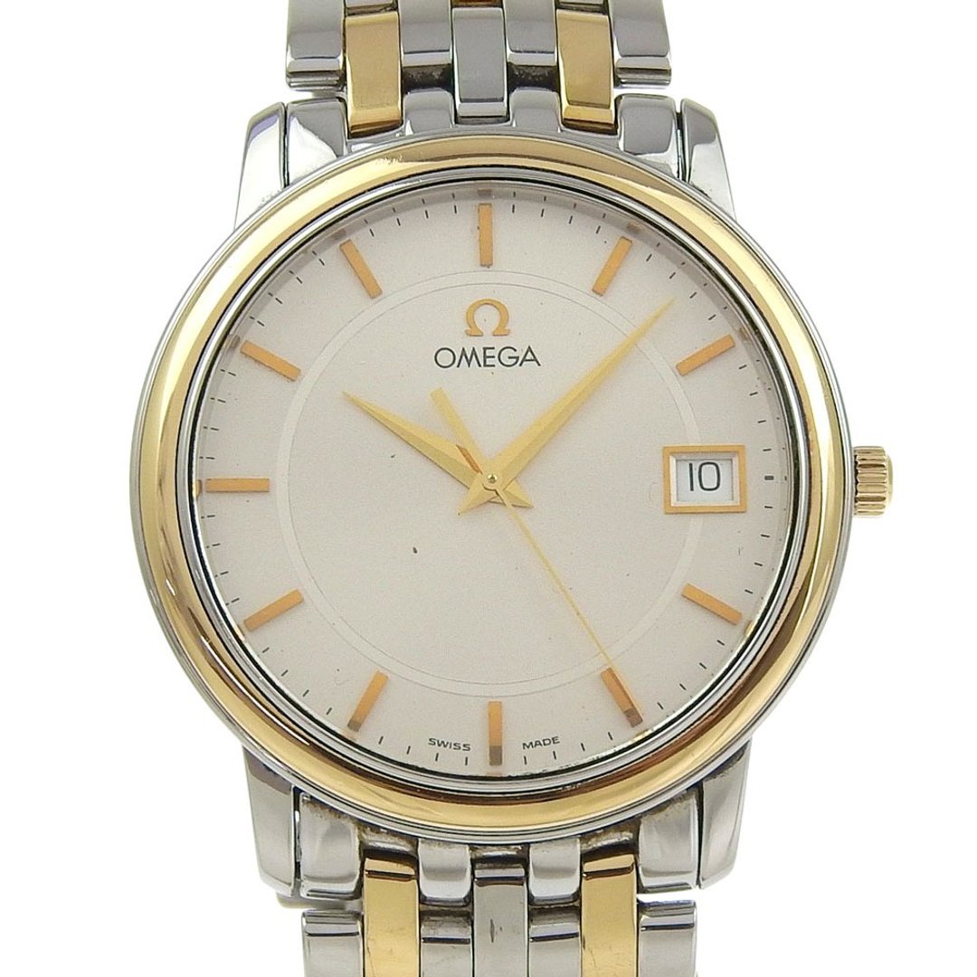 [日本直送] OMEGA De Ville Prestige 腕表，cal. 1432，4310.31，不锈钢，石英机芯，模拟显示，白表盘，女士，二手 - 女表 - 不锈钢 白色