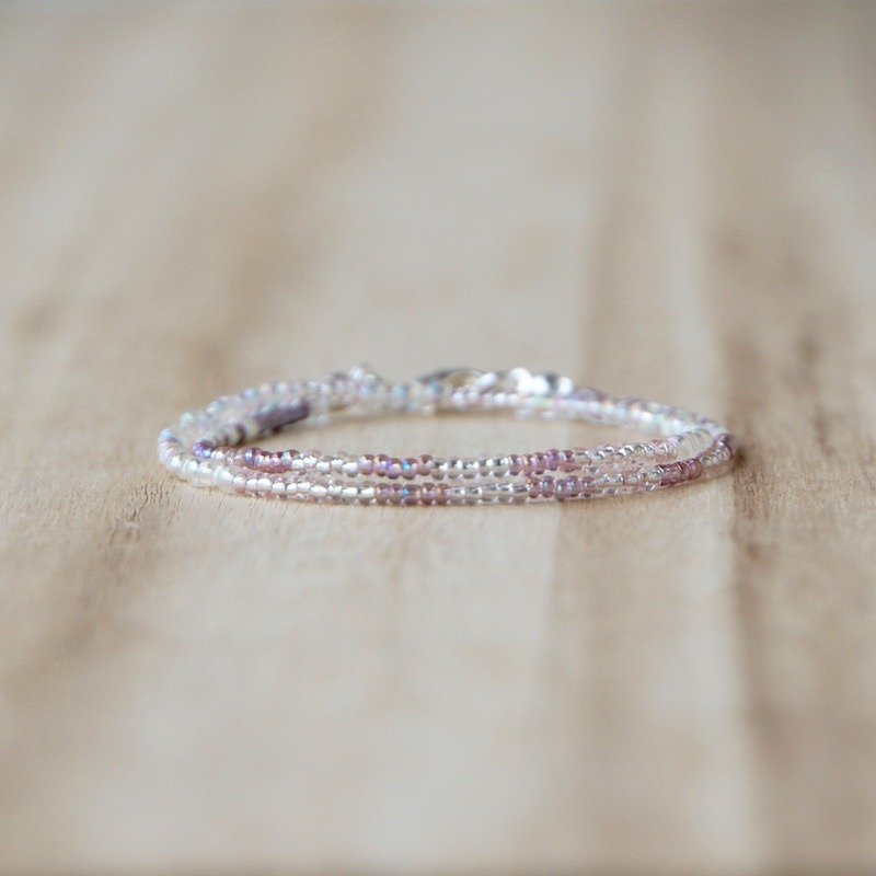 ITS：915【360度旅行系列・粉色的约定-京都樱花】2圈扣式手环。 - 手链/手环 - 其他材质 粉红色