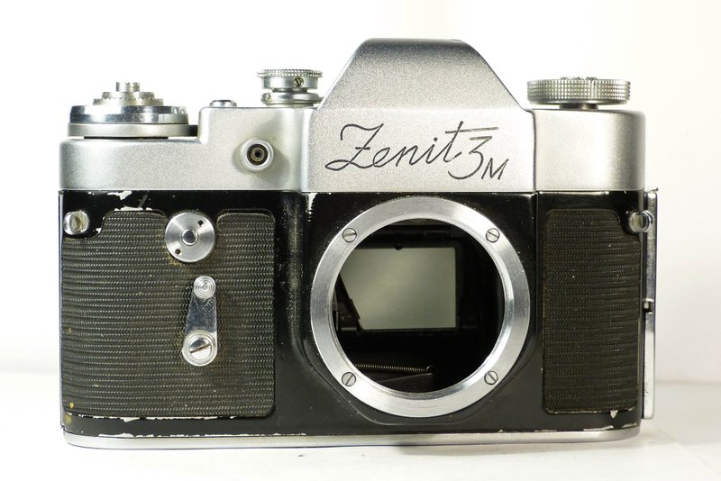 Zenit-3m USSR 35mm SLR film camera KMZ M39 mount body - 相机 - 其他材质 银色