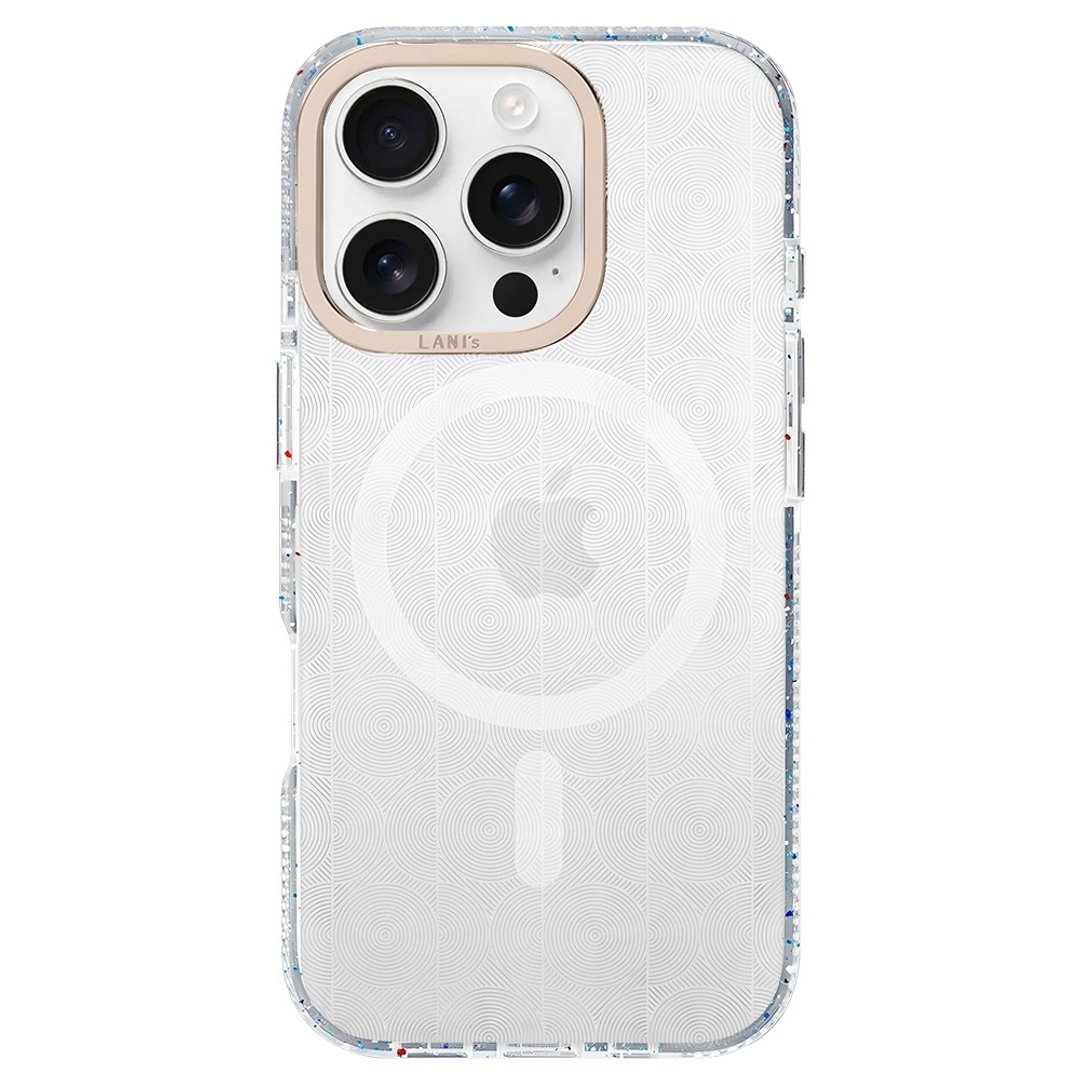 光雕系列－凡事求圆 透彩框 iPhone 16 15 14 13 Pro Max 防摔壳 - 手机壳/手机套 - 环保材料 透明