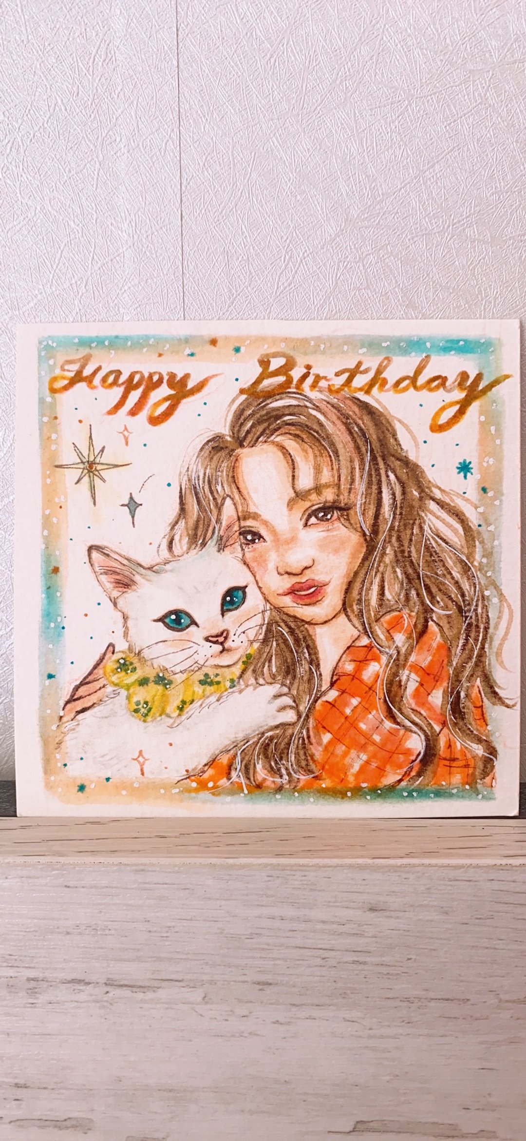 定制似颜绘/人像/插画/手绘/结婚礼物/protrait /手绘心意卡/宠物 - 订制画像 - 纸 多色