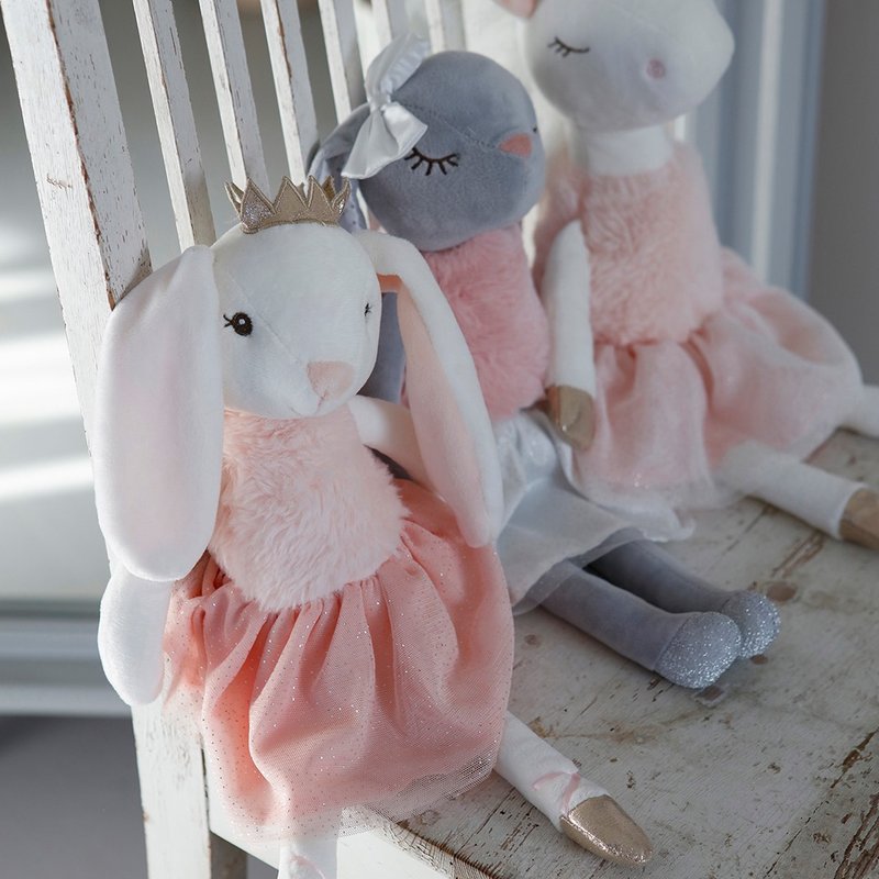 北欧 瑞典Teddykompaniet Kate 芭蕾兔兔 新年礼物 交换礼物 - 玩偶/公仔 - 聚酯纤维 